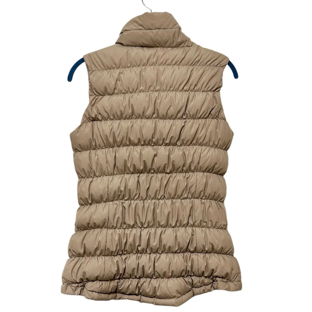 Athleta Light Tan Quilted Puffer Vest. Size Medium - Picture 4 of 12